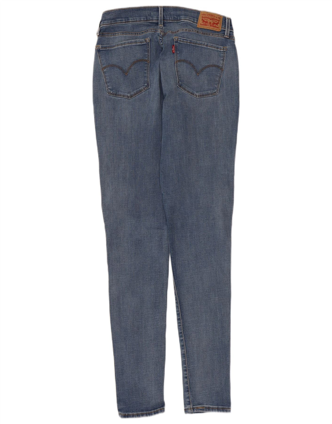 Calça jeans feminina LEVI'S 710 Super Skinny W32 L32 azul algodão