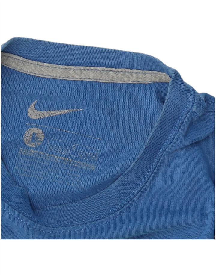 Camiseta gráfica masculina NIKE 12-13 anos grande azul