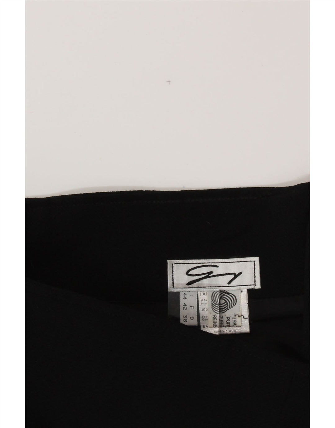 GENNY Womens Pencil Skirt IT 44 Medium W30  Black New Wool Vintage Genny and Second-Hand Genny from Messina Hembry 