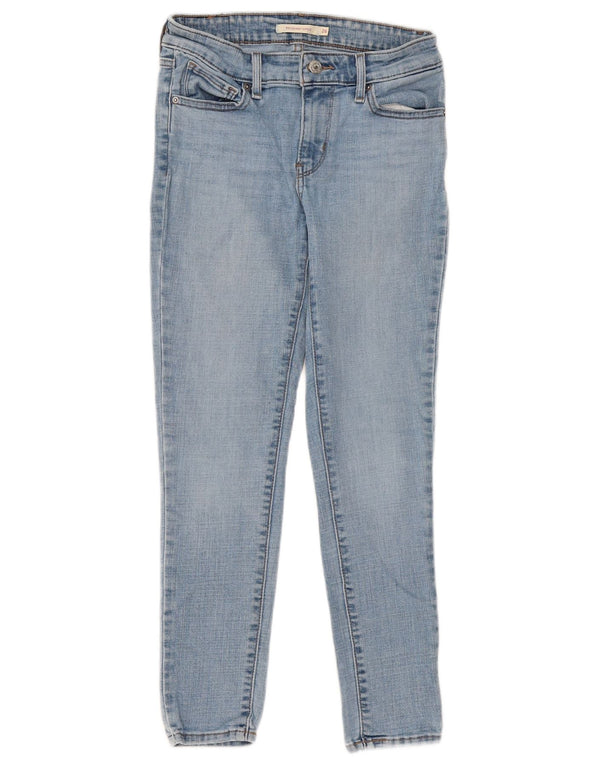 Calça jeans feminina Levi's 711 skinny W26 L26 azul algodão