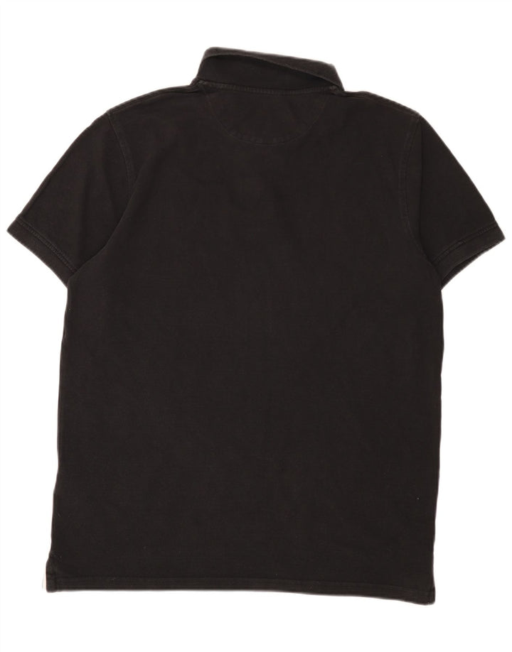 Camisa polo masculina Timberland grande algodão preto