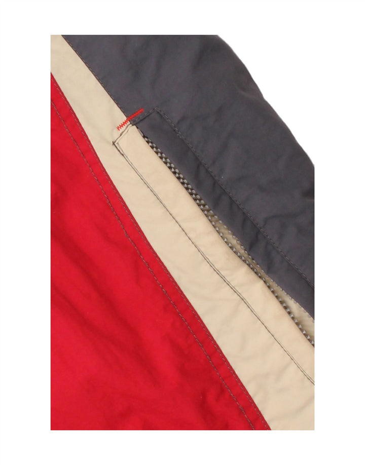 COLMAR Mens Padded Jacket IT 48 Medium Red Colourblock Vintage Colmar and Second-Hand Colmar from Messina Hembry 