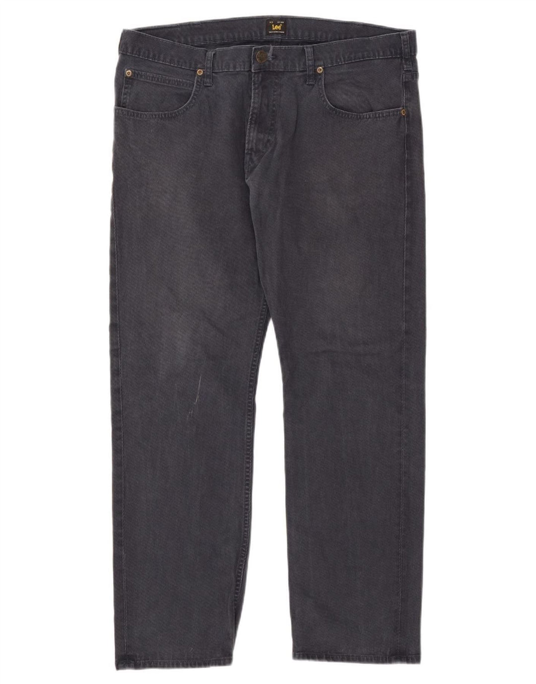 Lee Mens Blake Straight Jeans W36 L30 Azul Algodão