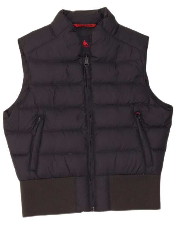 Colete feminino Kappa acolchoado UK 18 XL azul marinho poliamida