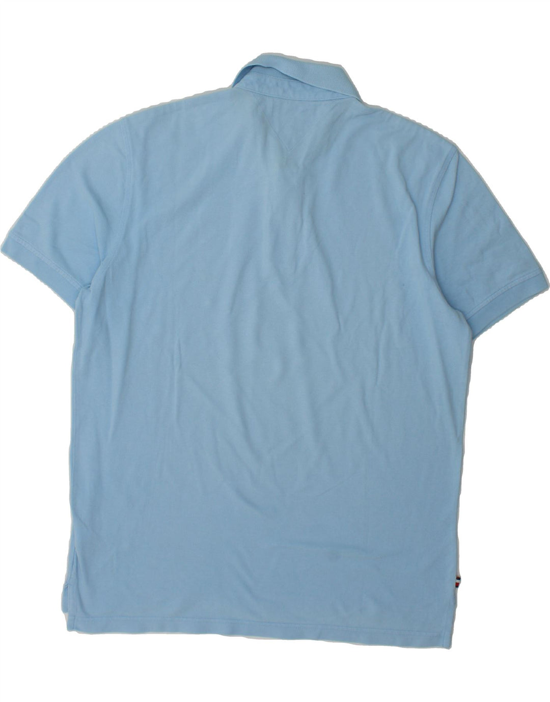 TOMMY HILFIGER Mens Polo Shirt XL Blue Cotton Vintage Tommy Hilfiger and Second-Hand Tommy Hilfiger from Messina Hembry 