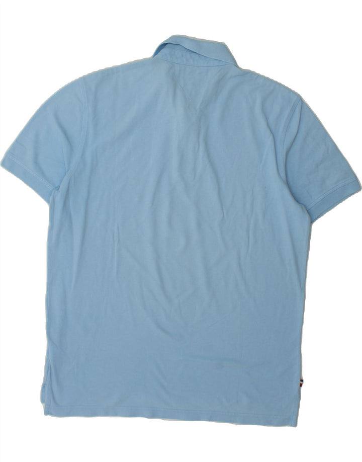 TOMMY HILFIGER Mens Polo Shirt XL Blue Cotton Vintage Tommy Hilfiger and Second-Hand Tommy Hilfiger from Messina Hembry 