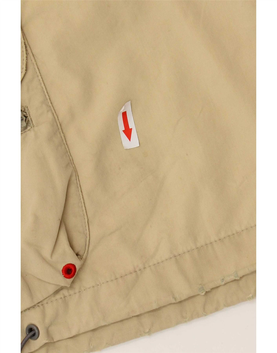 Timberland Mens Cargo Shorts W32 Médio Algodão Bege