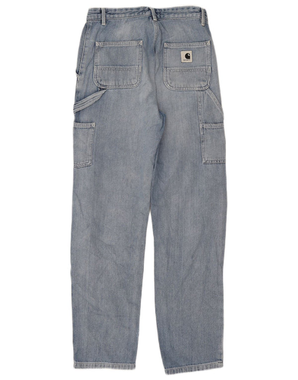 Carhartt Cargo Calça Jeans Feminina W26 L29 Azul