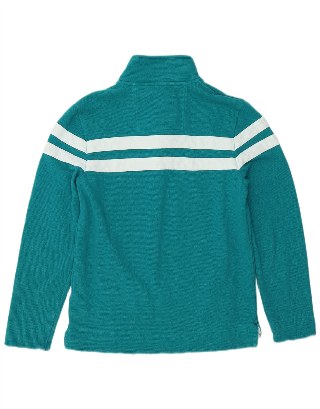 Crew Clothing Mens moletom jumper pequeno turquesa colorblock