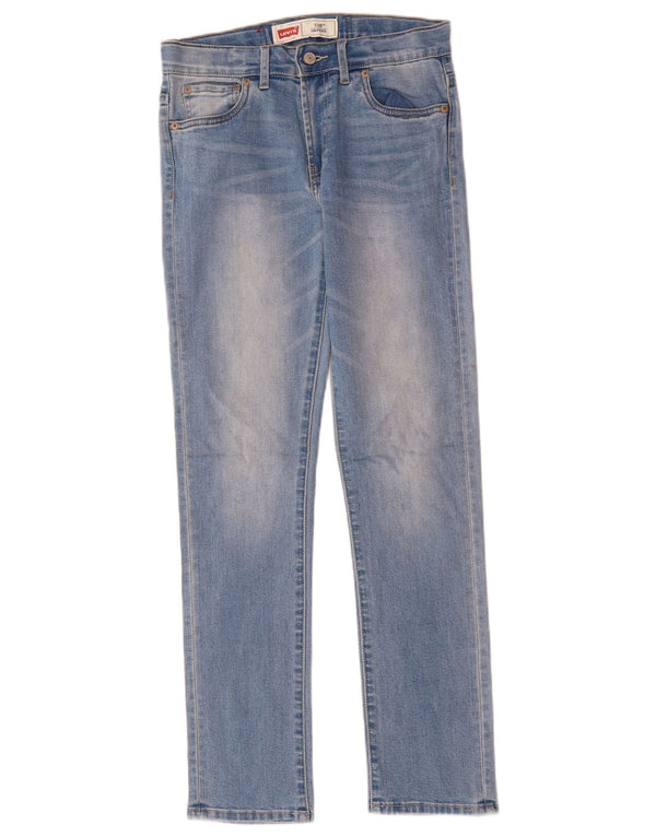 Levi's Boys 510 Straight Jeans 13-14 Anos W28 L30 Azul Algodão