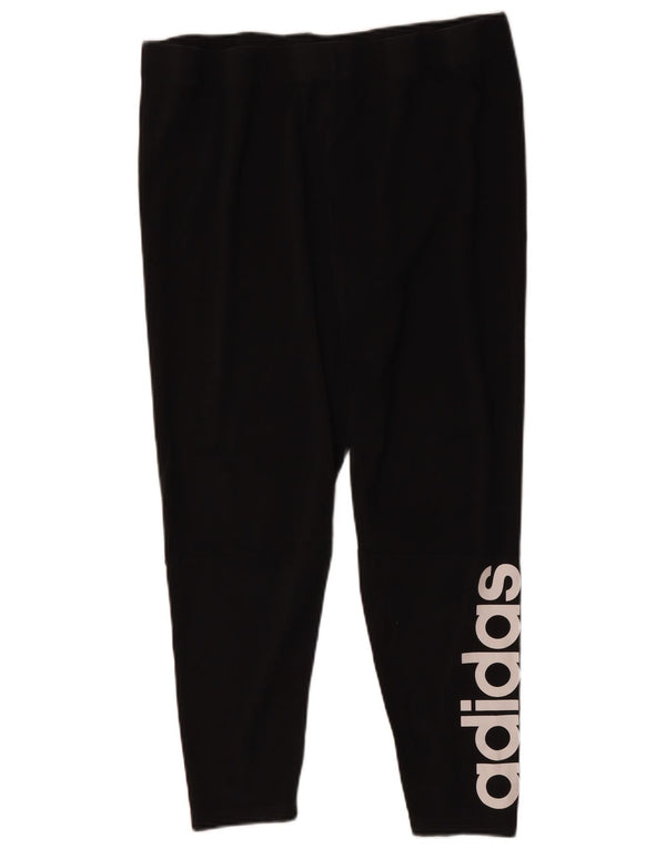 Leggings ADIDAS Feminino UK 24/26 2XL Algodão Preto