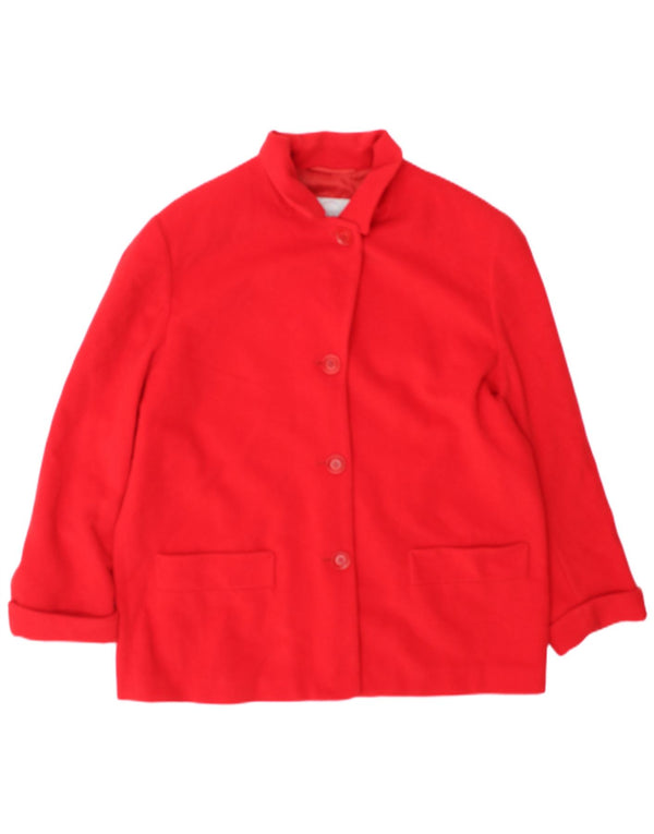 Jaqueta blazer feminina Bogner com 4 botões UK 18 XL vermelha