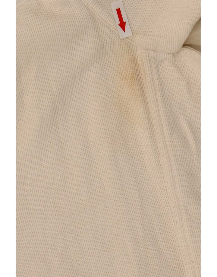 Ralph Lauren Suéter Cardigan Aberto Feminino Reino Unido 14 Médio Bege