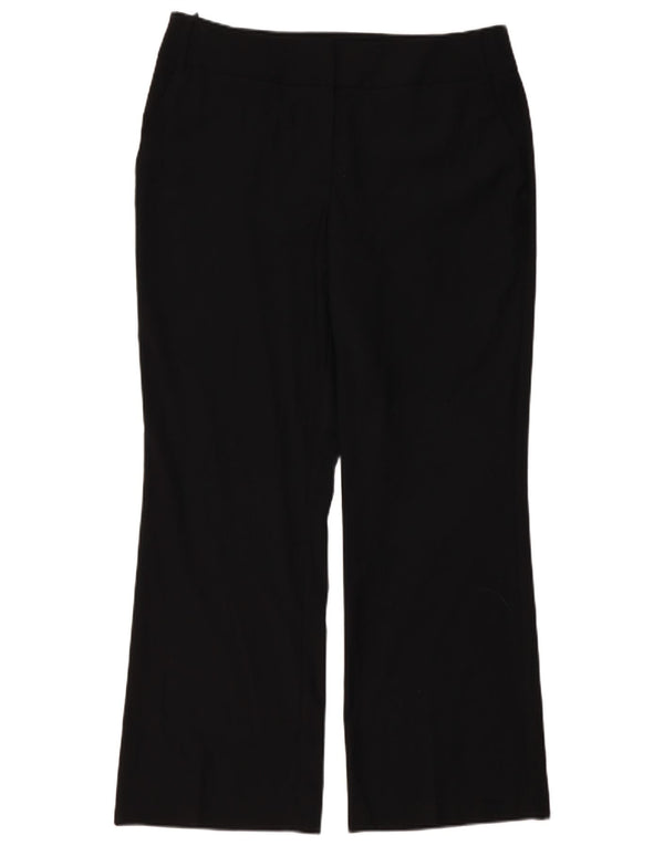 Calça casual feminina Marks & Spencer Bootcut Reino Unido 16 grande W36 L30 preta
