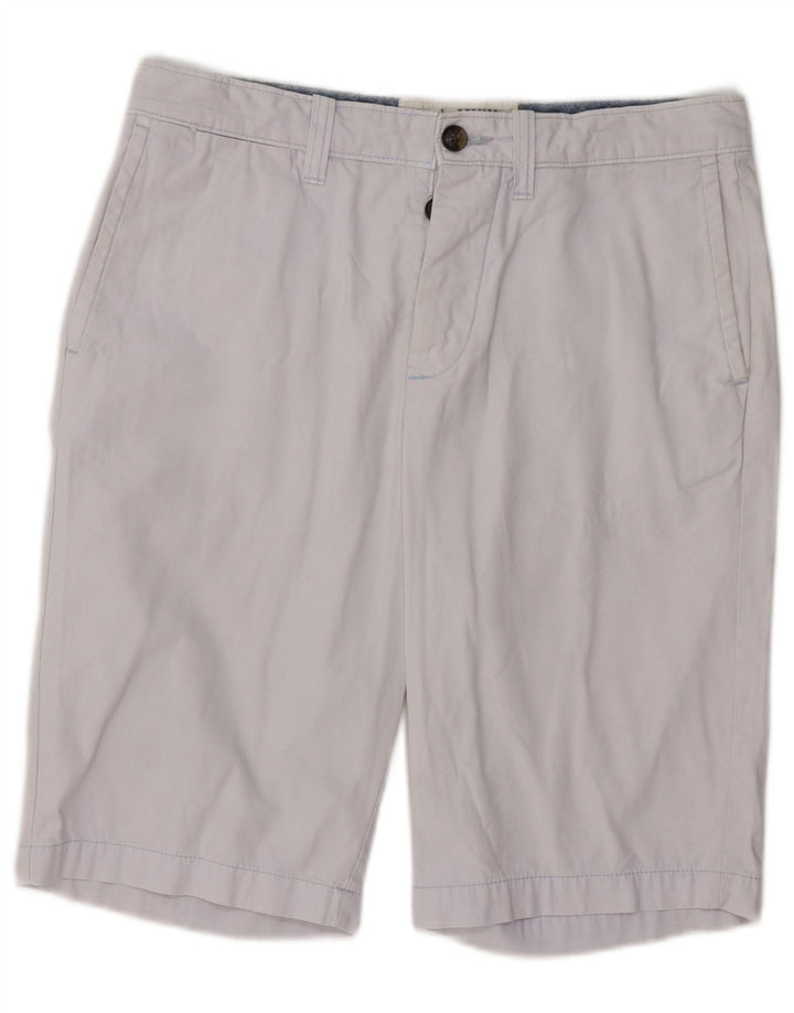 JACK WILLS Mens Chino Shorts W32 Algodão Azul Médio