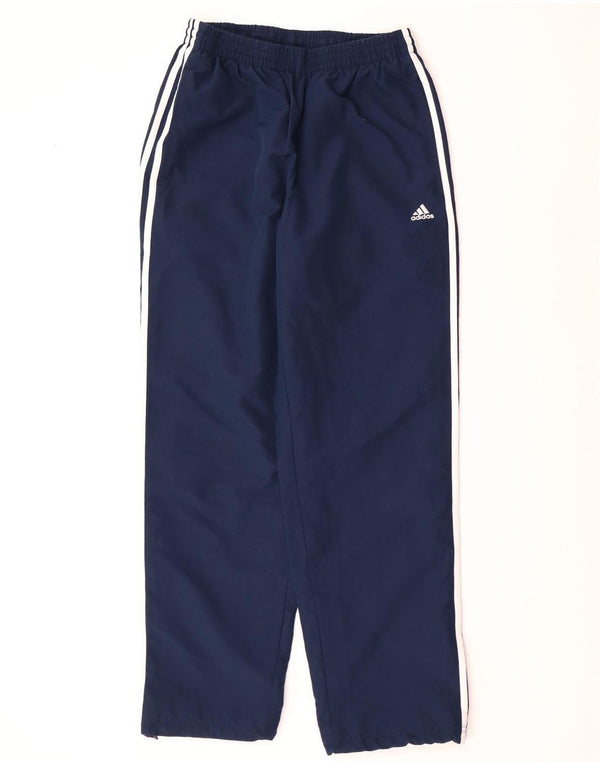 Calça de treino masculina ADIDAS Climalite azul marinho poliéster médio
