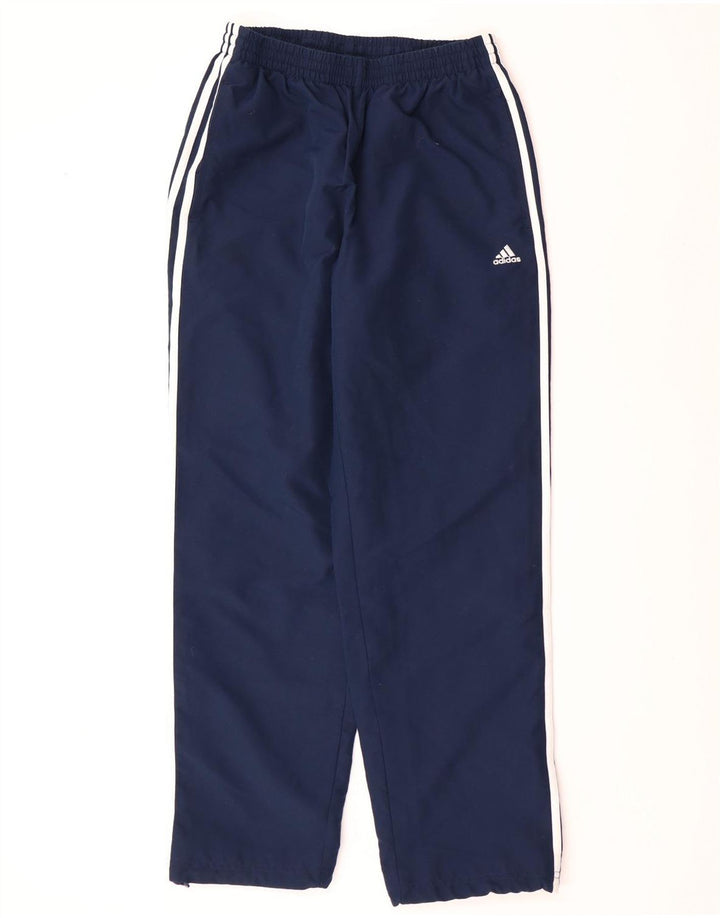Calça de treino masculina ADIDAS Climalite azul marinho poliéster médio