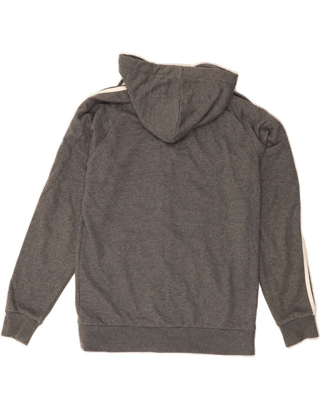 ADIDAS Mens Graphic Zip Hoodie Sweater Medium Grey Cotton Vintage Adidas and Second-Hand Adidas from Messina Hembry 