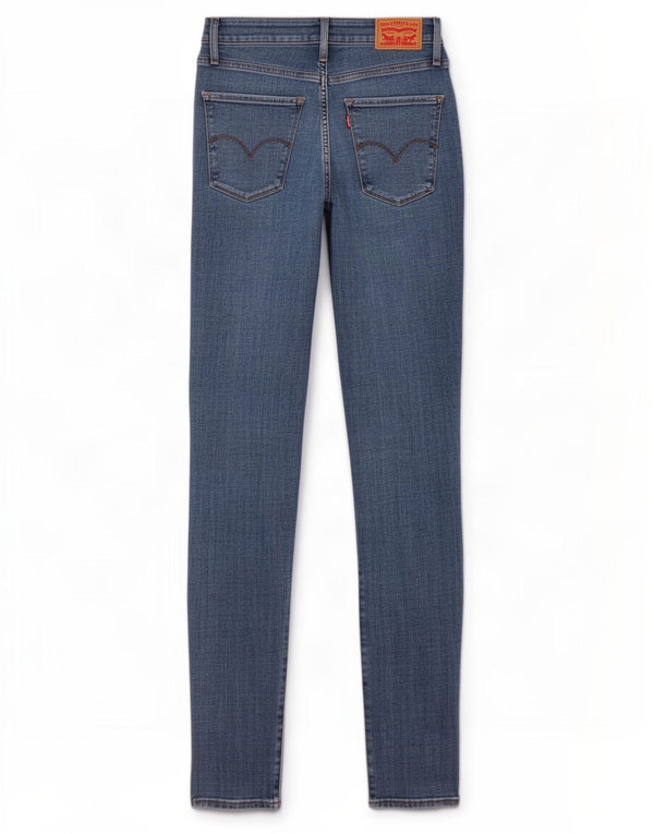 Calça jeans feminina Levi's 721 High Rise Skinny W26 L30 azul algodão
