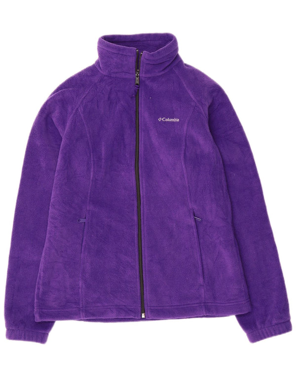Jaqueta de lã feminina Columbia UK 14 poliéster roxo médio
