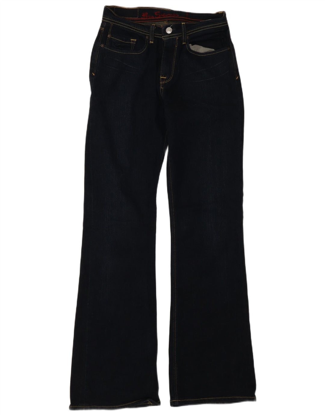 Calça jeans feminina Ben Sherman W28 L32 azul marinho algodão