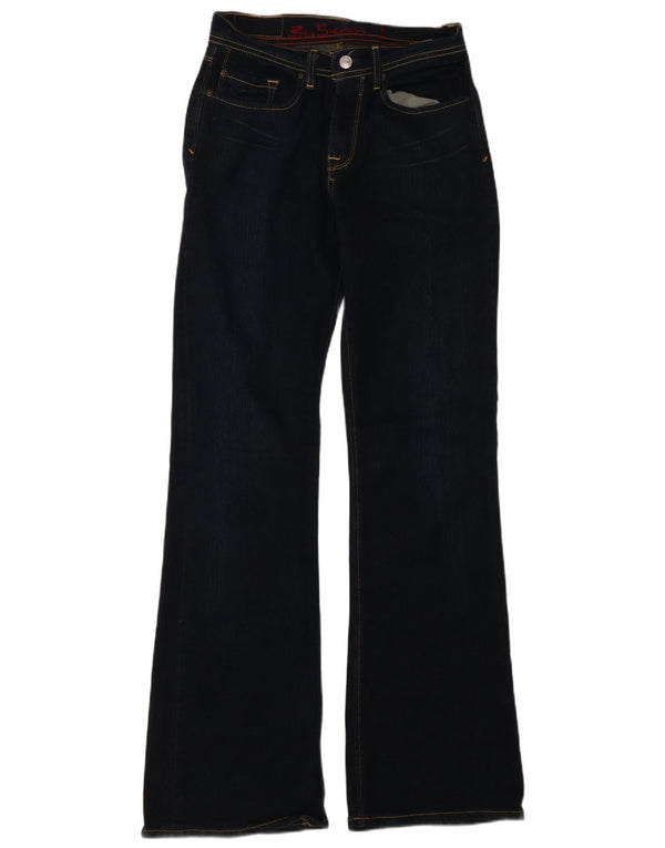 Calça jeans feminina Ben Sherman W28 L32 azul marinho algodão