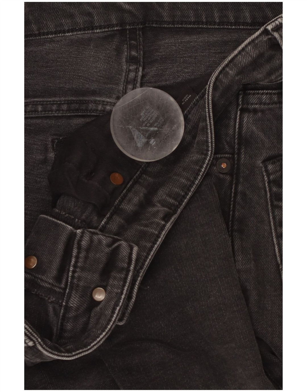 Calça jeans masculina G-STAR 3301 Slim Tapered W34 L34 cinza