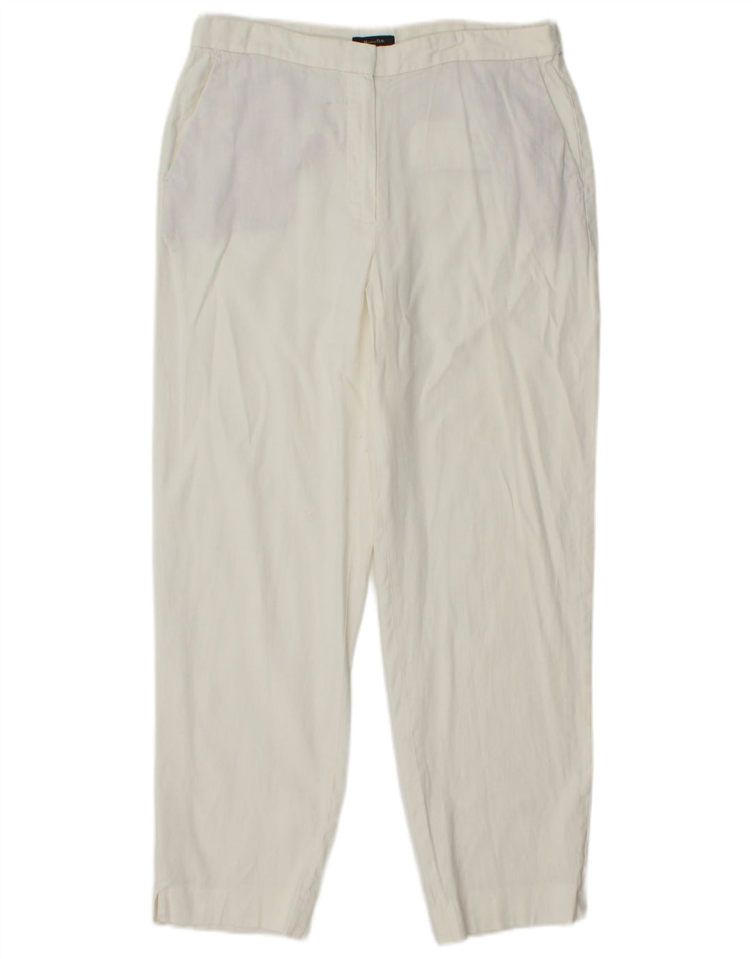 Calça Chino Cônica Feminina MASSIMO DUTTI EU 40 Médio W30 L27 Branco
