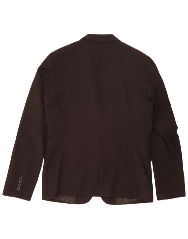 Jaqueta blazer masculina G-Star com 2 botões IT 52 XL poliéster preto
