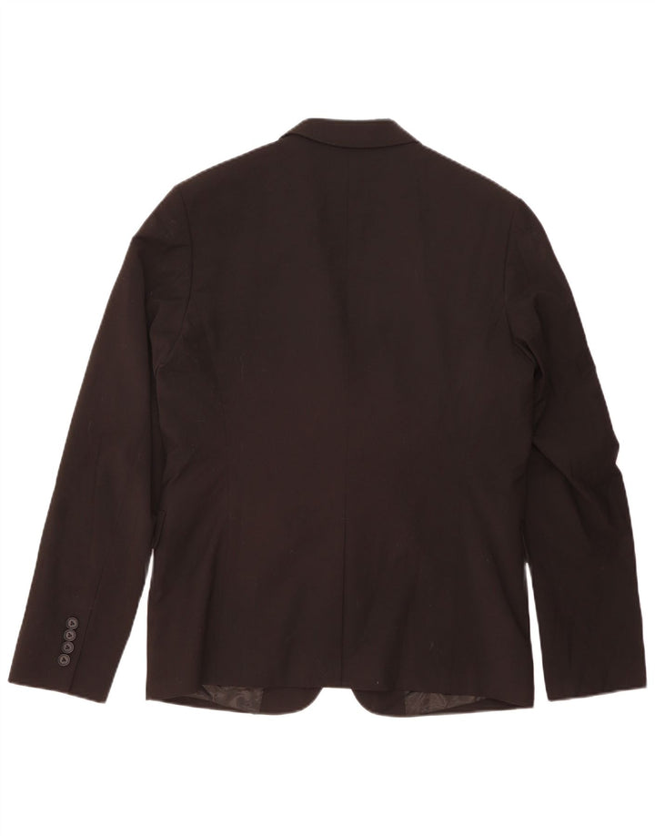 Jaqueta blazer masculina G-Star com 2 botões IT 52 XL poliéster preto