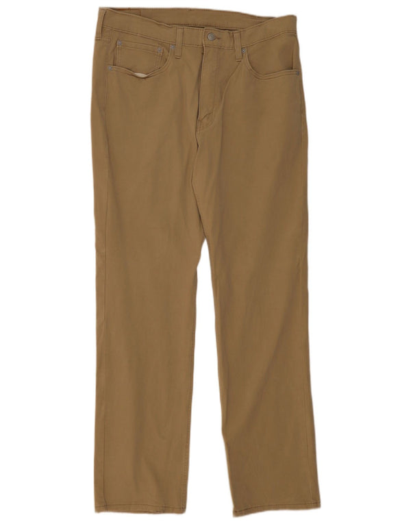 Calça Levi's Masculina 516 Reta Casual W36 L32 Algodão Bege