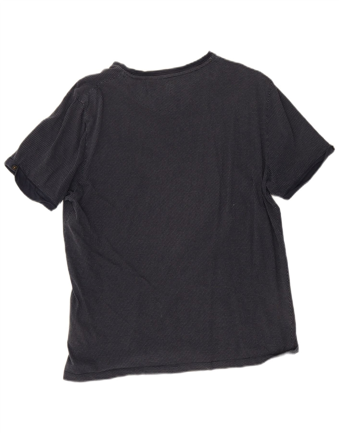 Camiseta masculina Ted Baker tamanho superior 4 grande algodão azul marinho