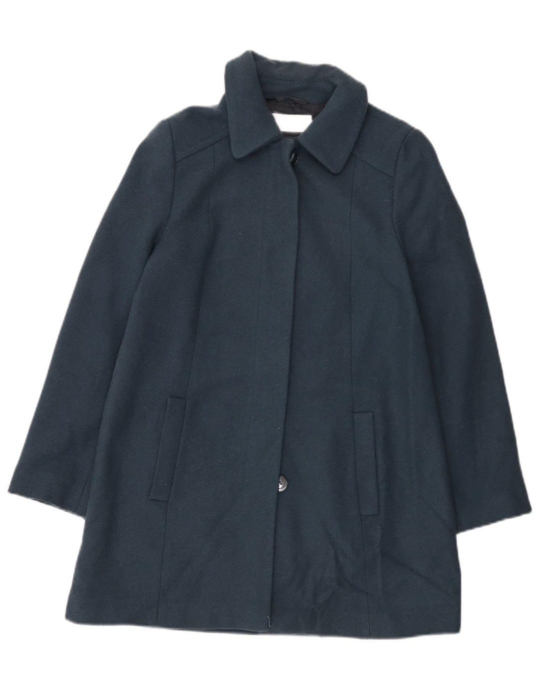 Sobretudo feminino John Lewis UK 8 pequeno azul marinho