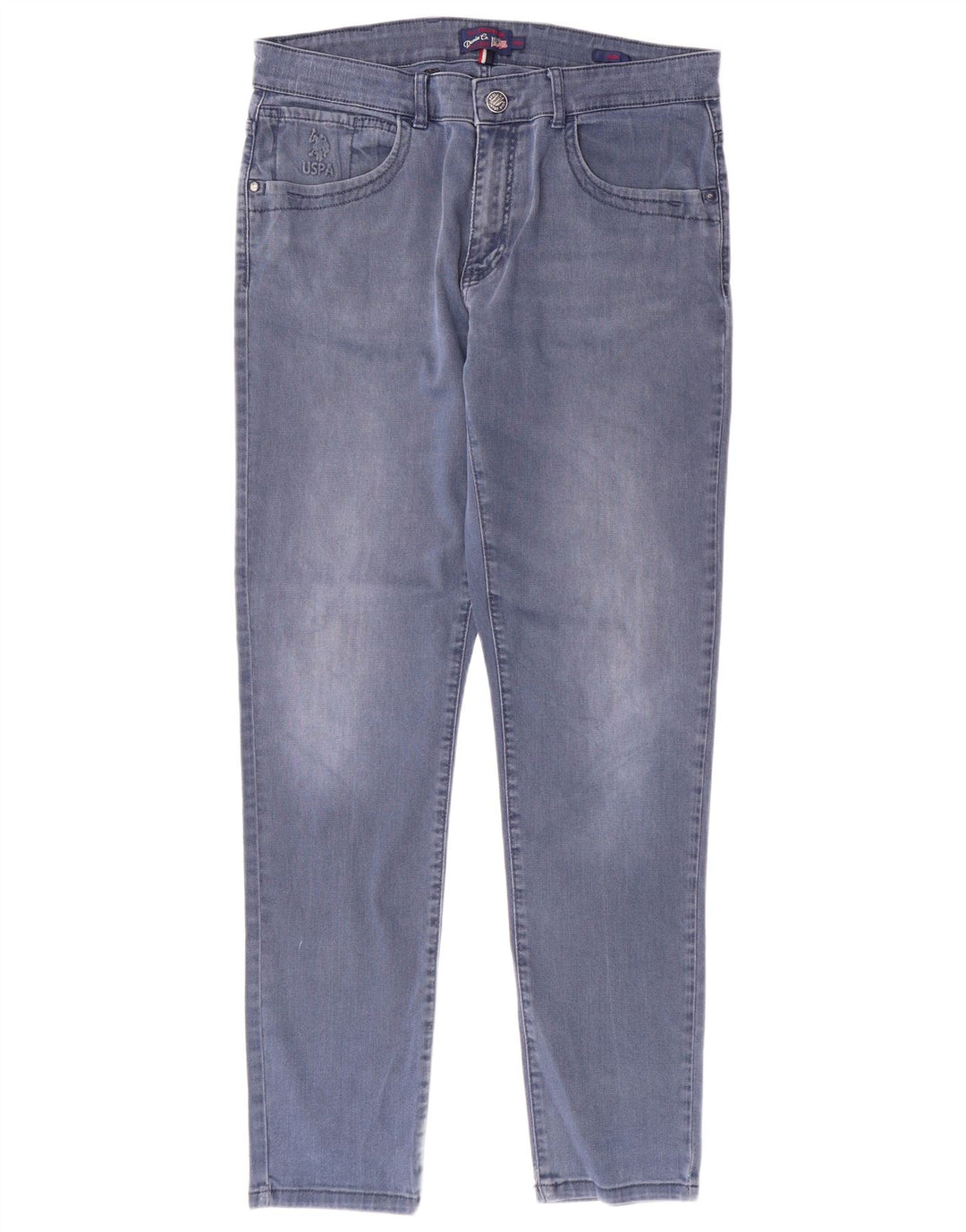 ASSN POLO DOS EUA. Jeans Slim Masculino W34 L31 Azul Marinho Algodão