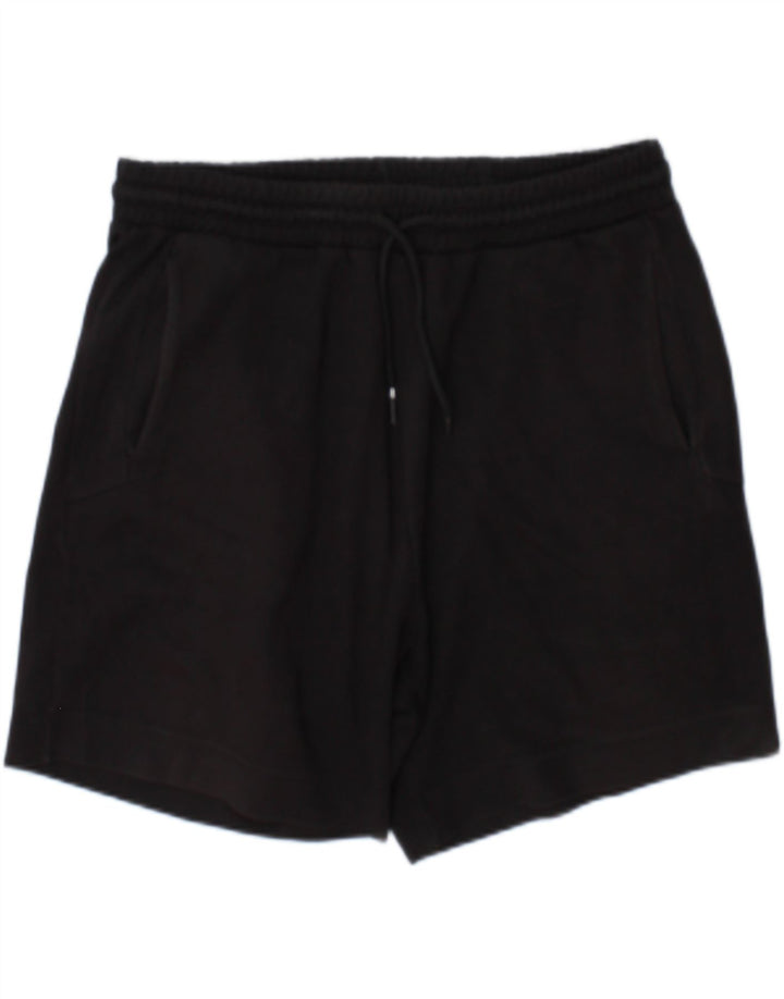 Zara Mens Sport Shorts XL Algodão Preto