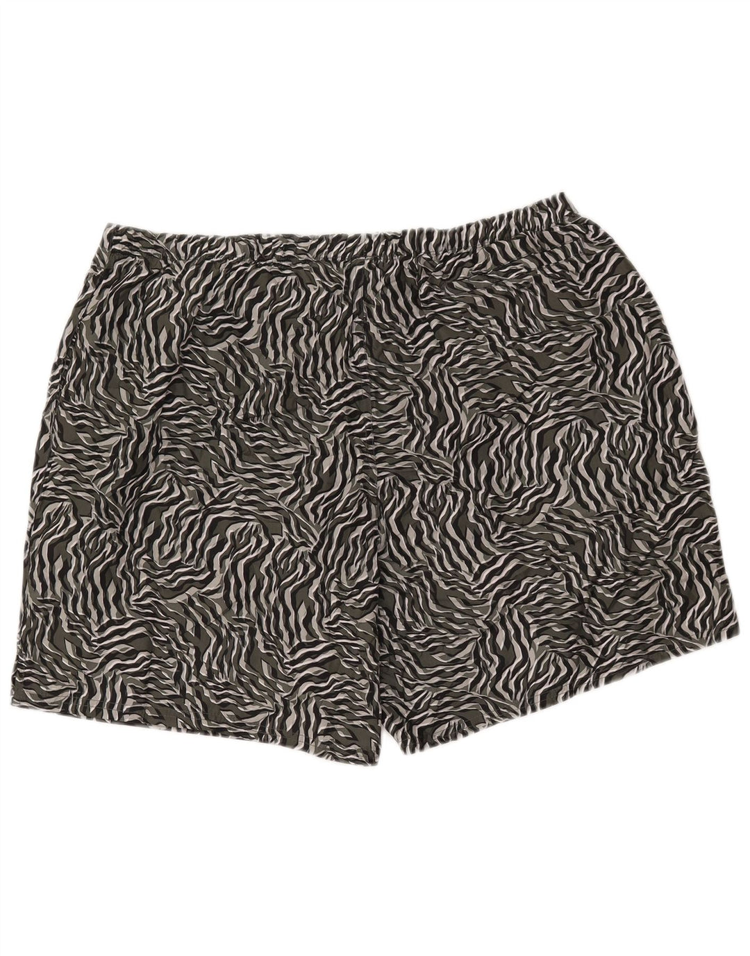 Shorts de natação masculino Nike 2XL cinza com estampa animal de poliéster