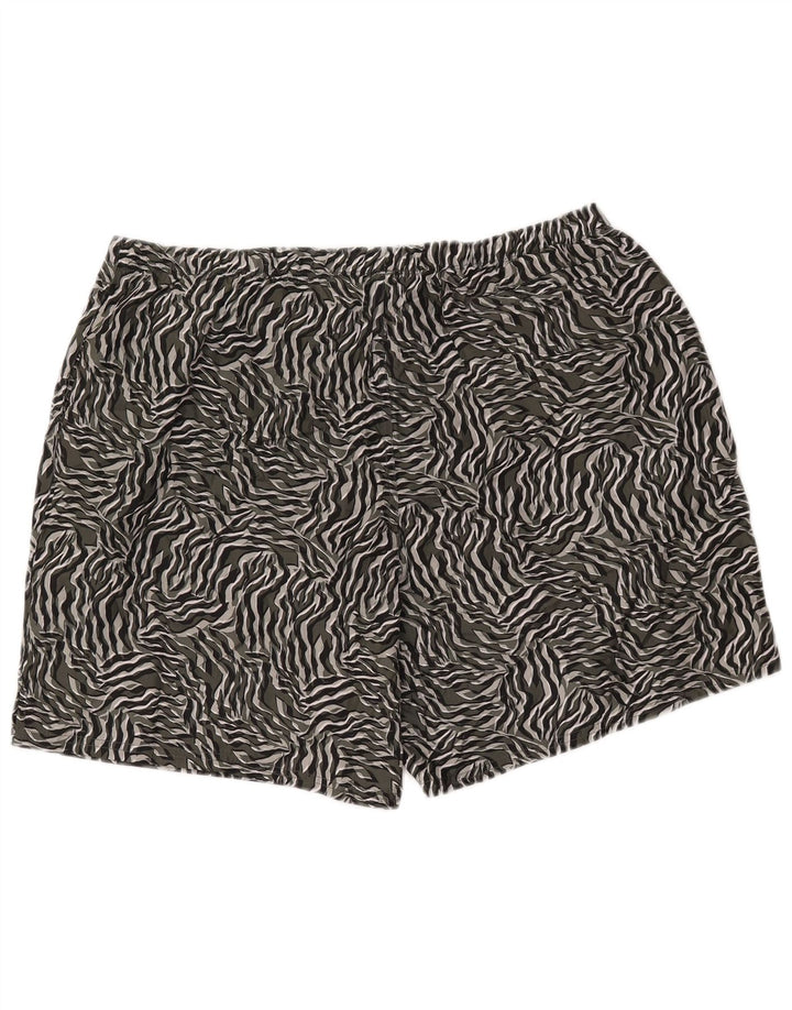 Shorts de natação masculino Nike 2XL cinza com estampa animal de poliéster