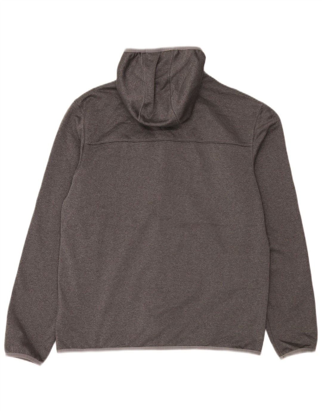 Suéter masculino com capuz e zíper The North Face poliéster cinza grande