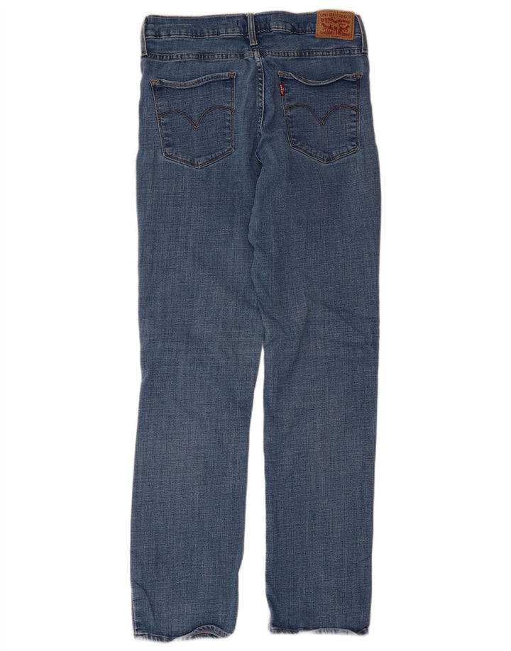 Calça jeans feminina Levi's 314 Shaping Straight W30 L32 azul algodão