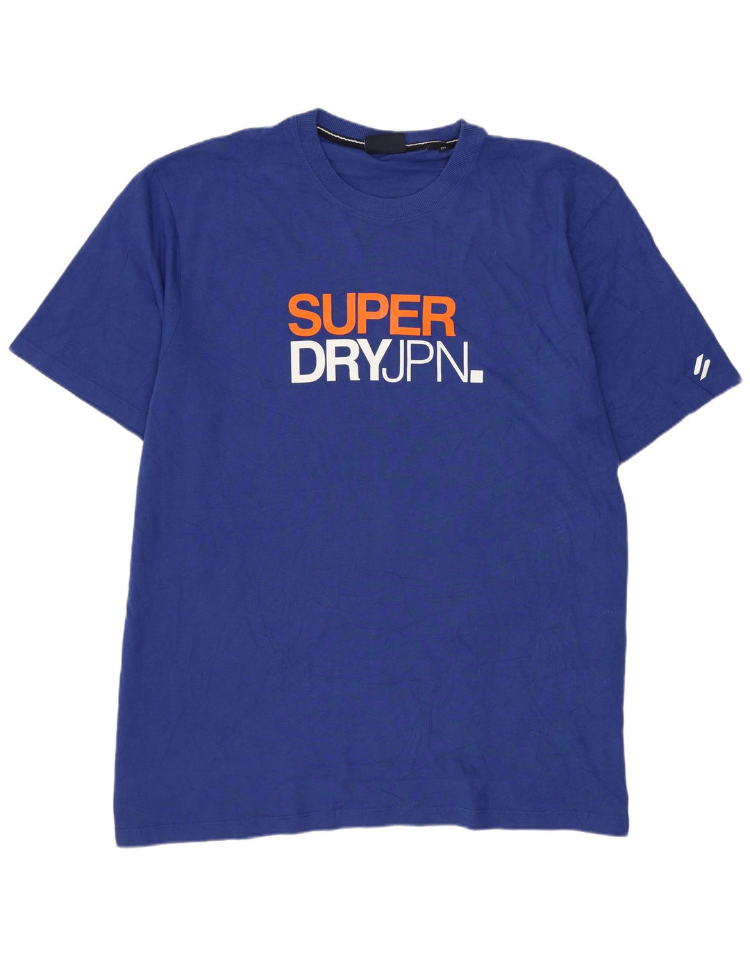 Camiseta gráfica masculina Superdry Top 2XL algodão azul