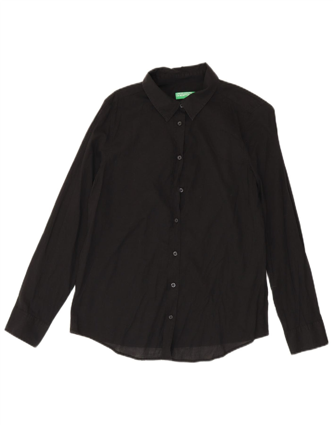 Camisa feminina Benetton UK 14 média preta