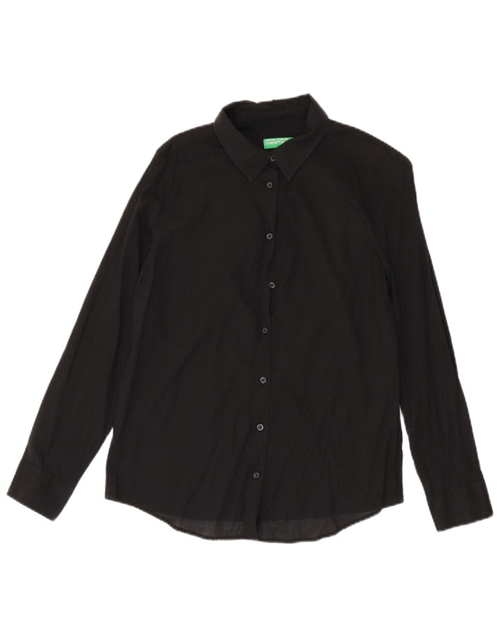 Camisa feminina Benetton UK 14 média preta
