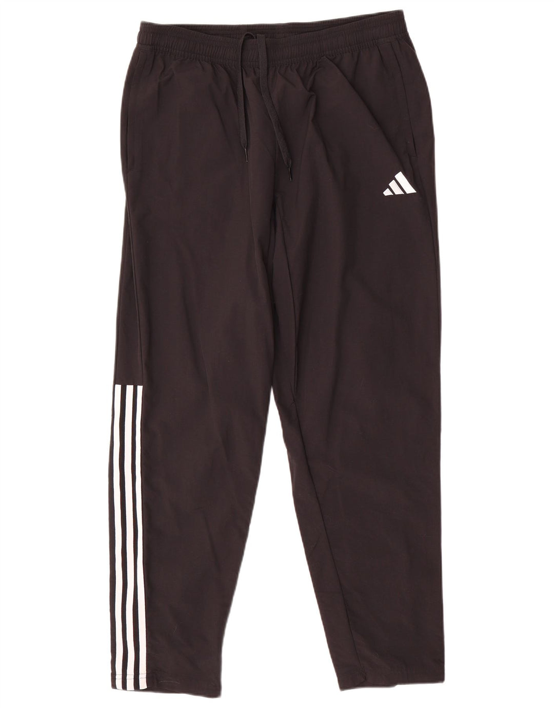Calça de treino masculina Adidas grande poliéster preto