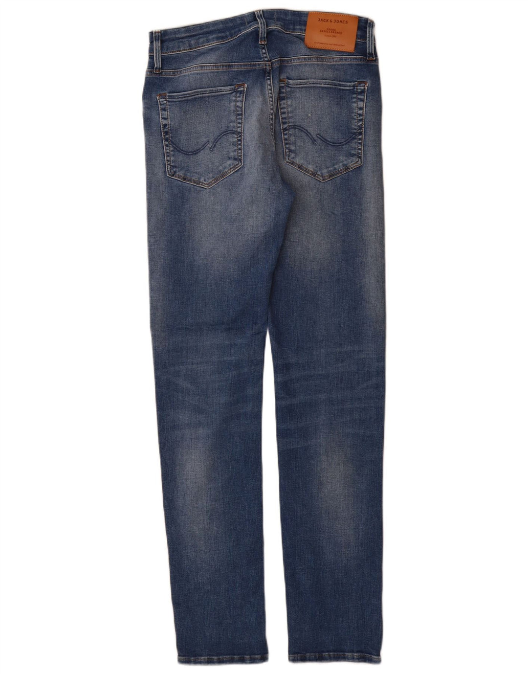 Jeans masculinos Jack & Jones Slim W28 L32 algodão azul