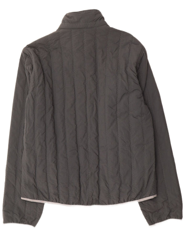 Jaqueta acolchoada masculina Murphy & Nye UK 40 poliéster cinza grande