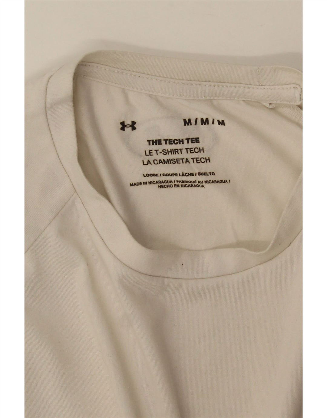 Camiseta masculina Under Armour Top médio branco