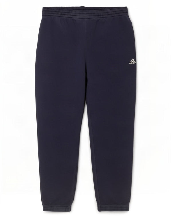 Adidas Mens Treino Calças Joggers Médio Algodão Azul Marinho