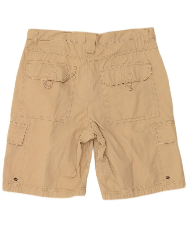 Shorts cargo masculino ASICS médio W32 algodão bege
