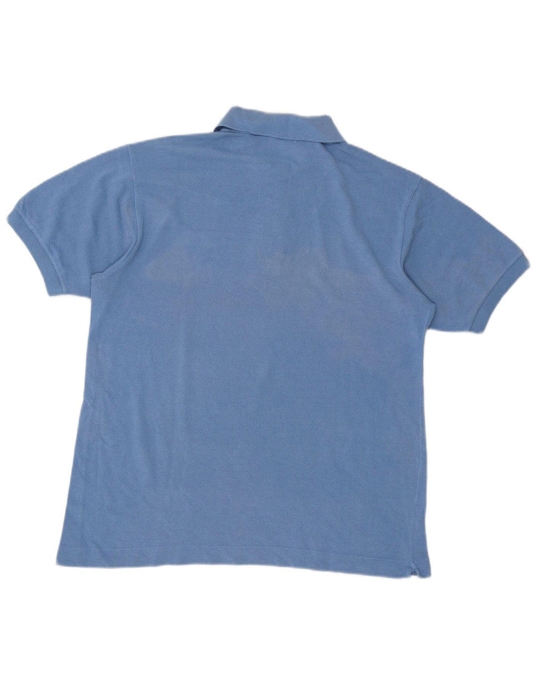 Camisa polo masculina Lacoste tamanho 4 algodão azul médio