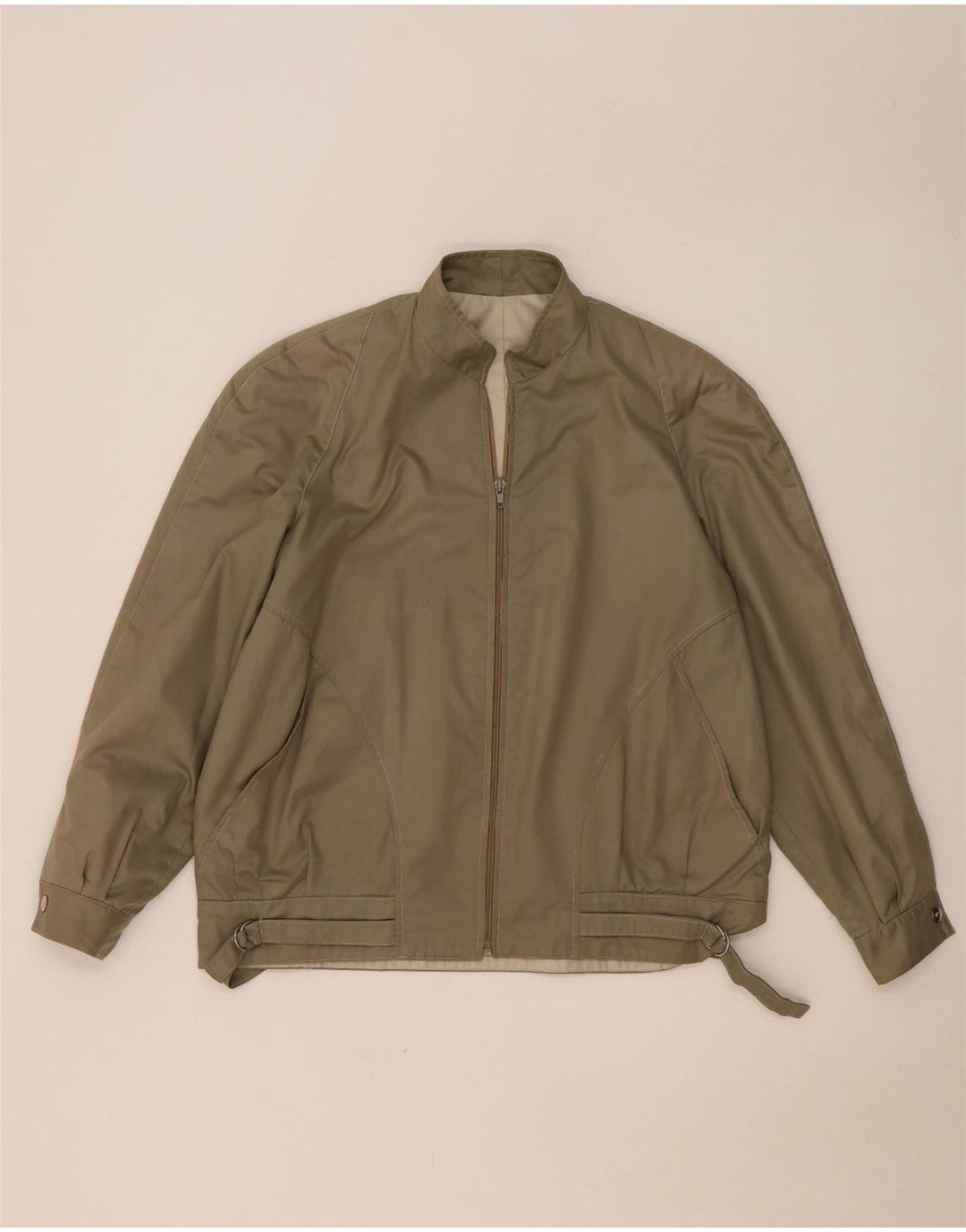 Jaqueta bomber masculina VINTAGE UK 40 grande cáqui